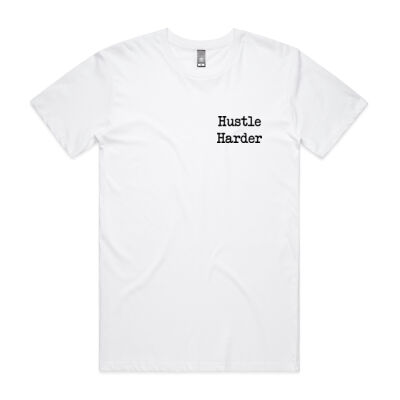 Hustle Harder Corner Blanc Thumbnail